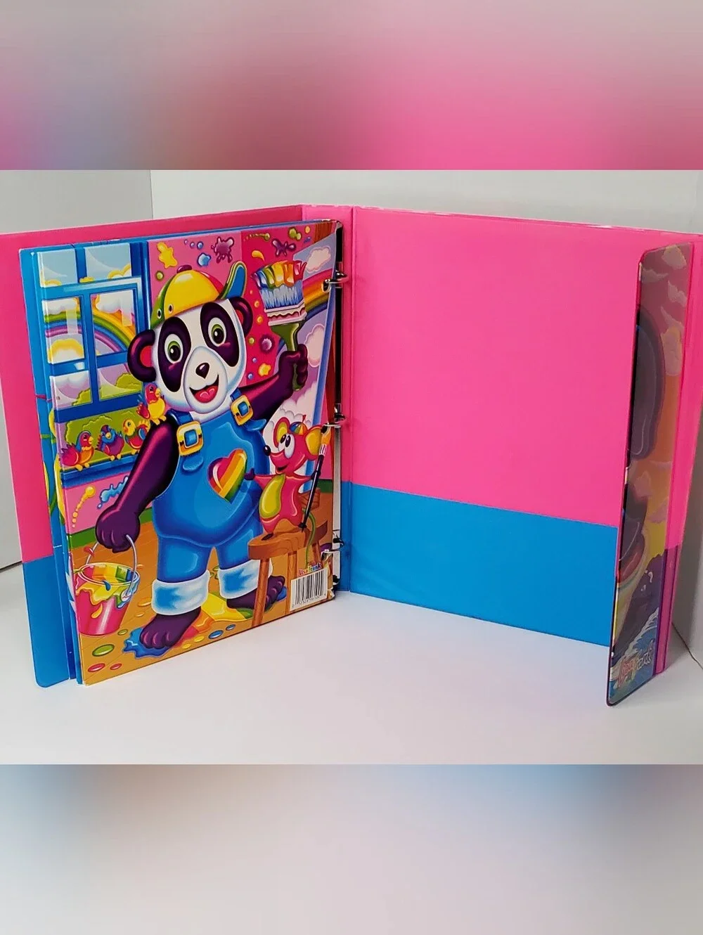 Lisa Frank RARE Vintage 90s  Max and Minie Binder + 2 Vintage Lisa Frank Folders
